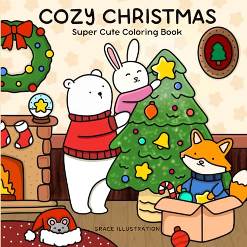 Cozy Christmas Coloring Book