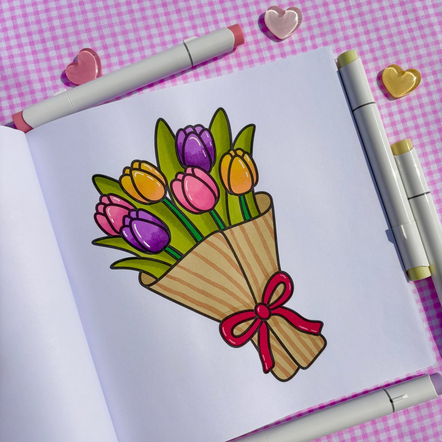 Cute Love Coloring Book
