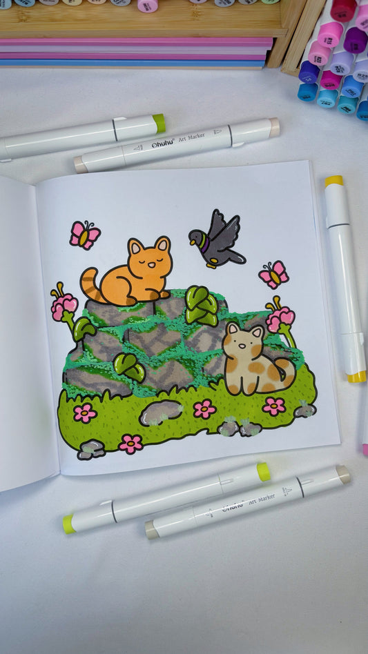 How to Color Mossy Brick