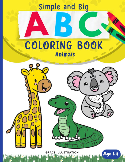 ABC Animals Coloring Book