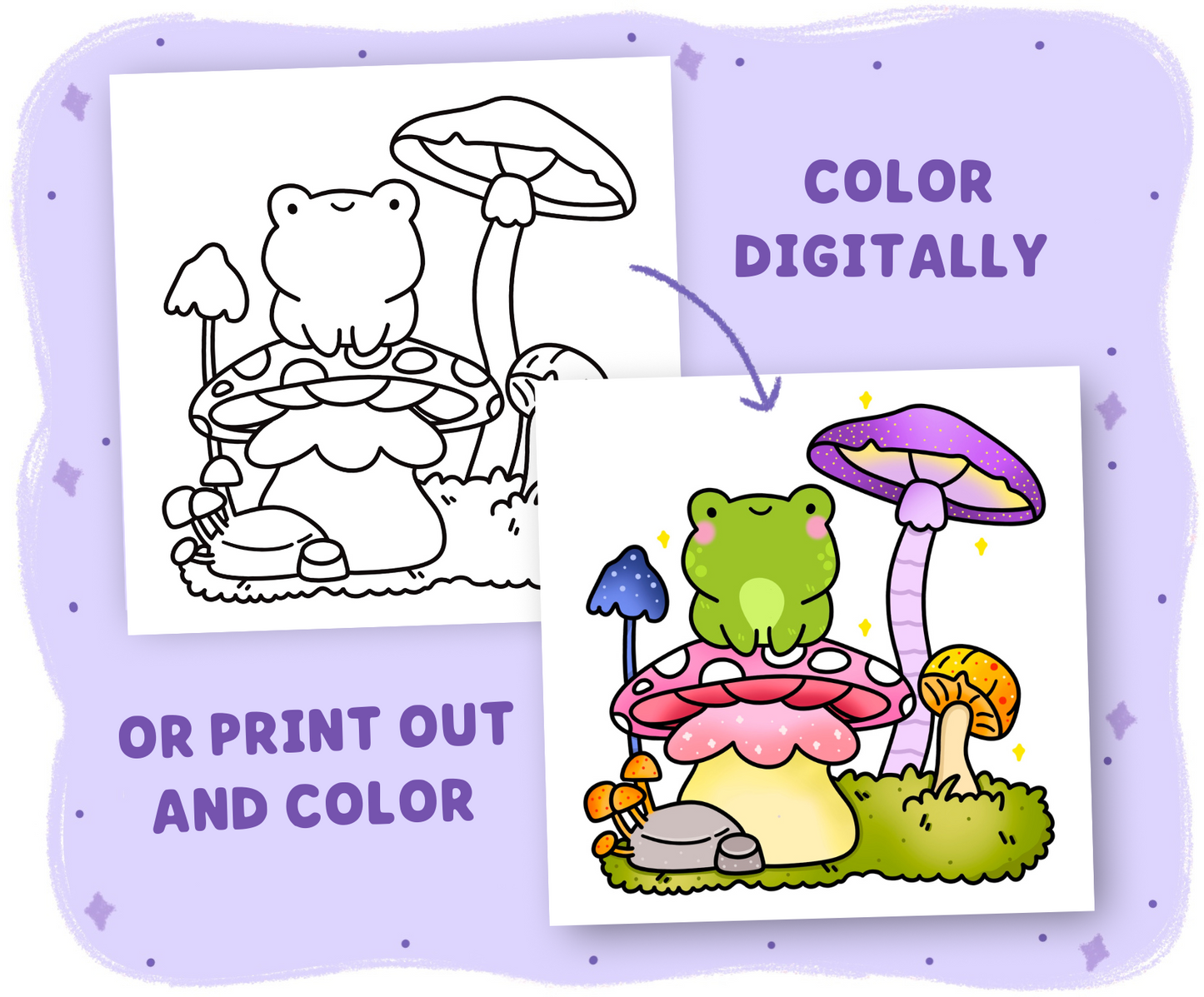 Little Garden 8 Pack Digital Coloring Pages